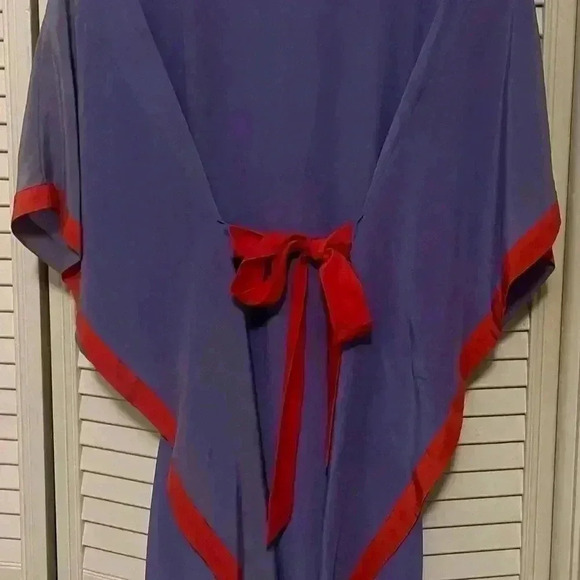 Megan Park England Silk Dress Womens Size 2 Intricate Beading Detail - Picture 5 of 5